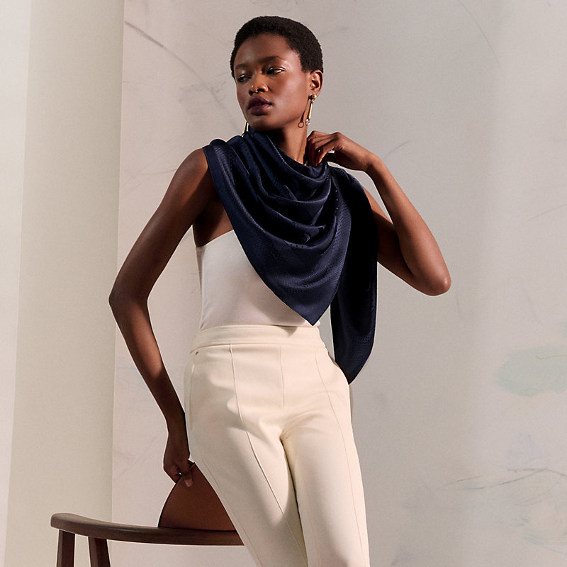 Coaching scarf 140 - Blue | Hermès Mainland China